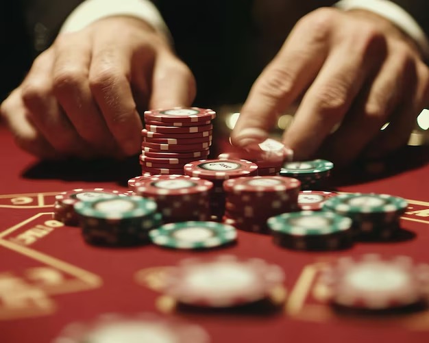 Caribbean Stud Poker live dealer table interface on siptogel mobile